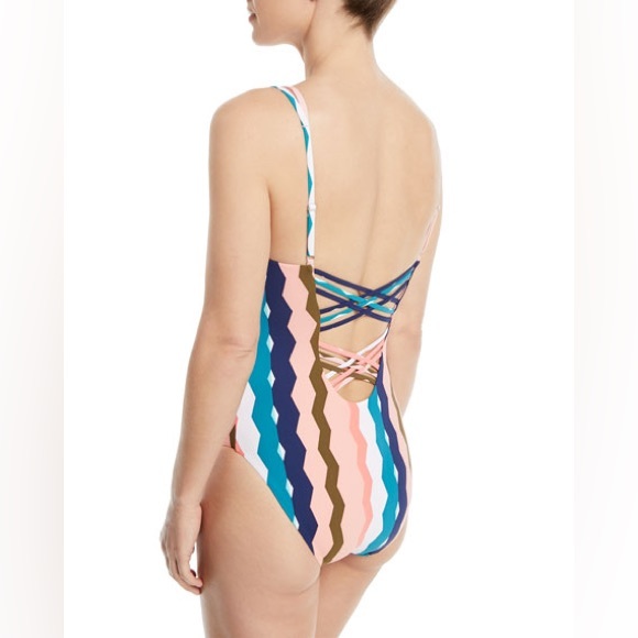 RED CARTER Tanzania Strappy Plunge One Piece Swimsuit NWT - Picture 5 of 9